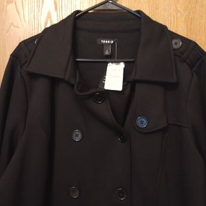 Torrid Fleece pea Jacket